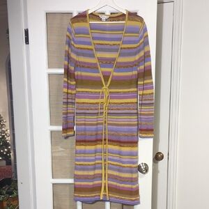VINTAGE APRIL CORNELL long cardigan - size xs